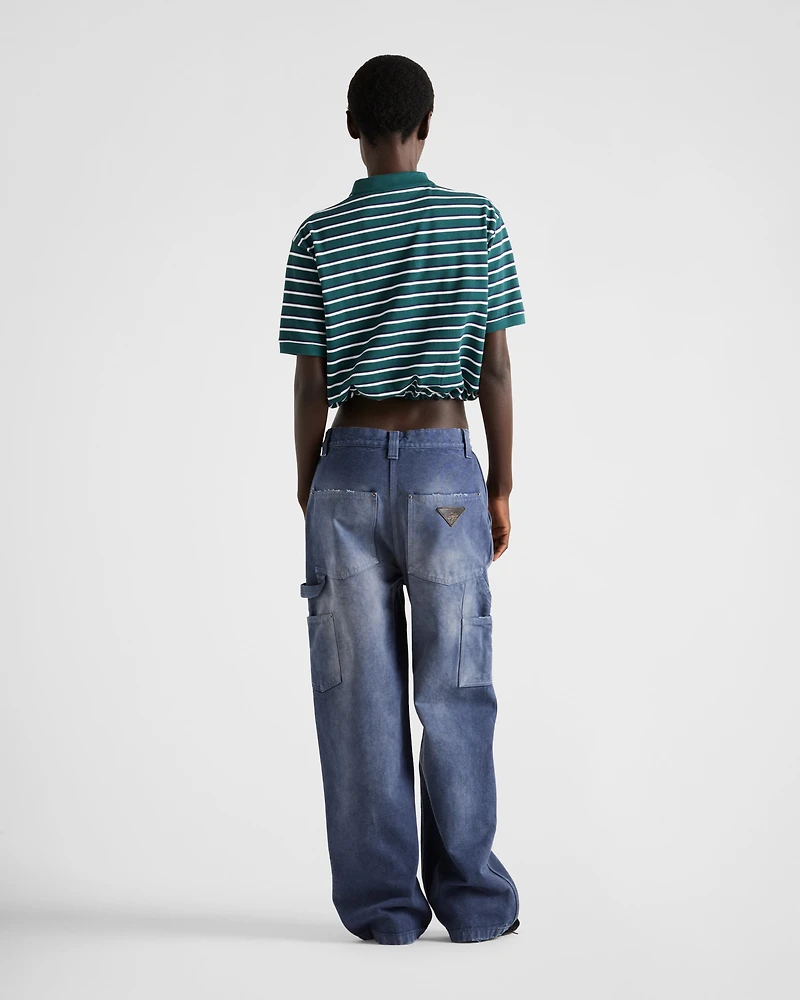 Canvas cargo pants