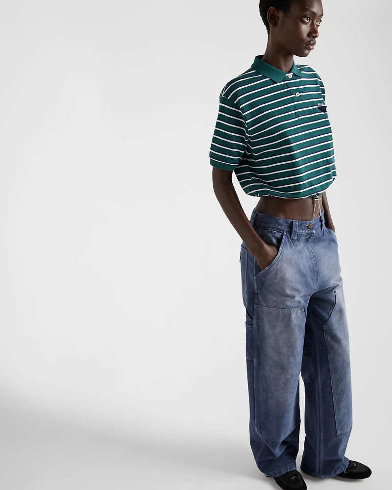 Canvas cargo pants