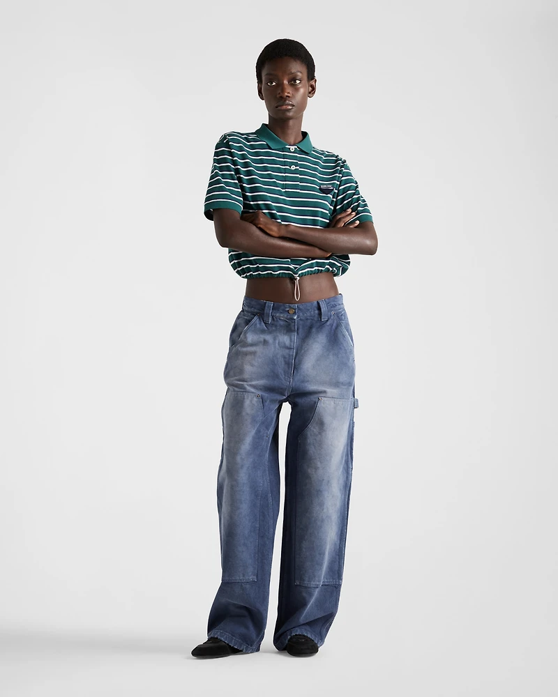 Canvas cargo pants