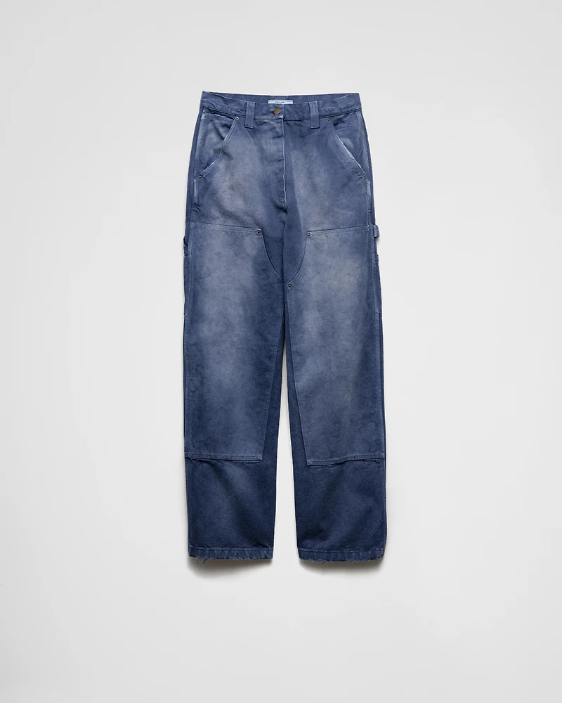 Canvas cargo pants