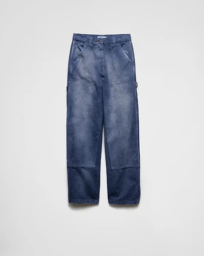 Canvas cargo pants