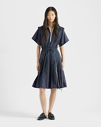 Light Re-Nylon midi-dress