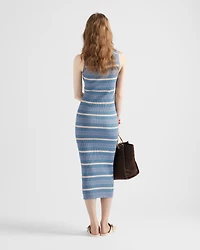Striped cotton dress
