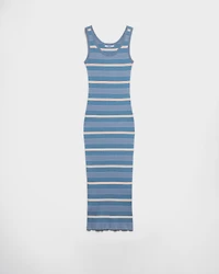 Striped cotton dress