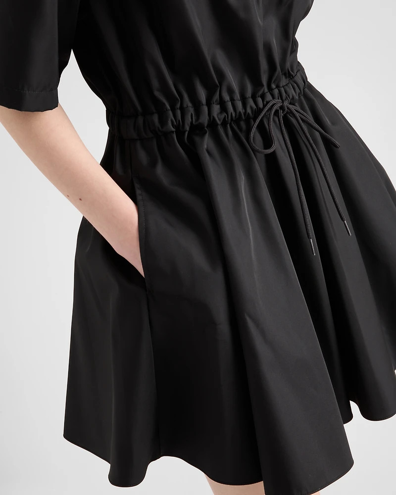 Short-sleeved Re-Nylon dress