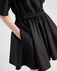 Short-sleeved Re-Nylon dress