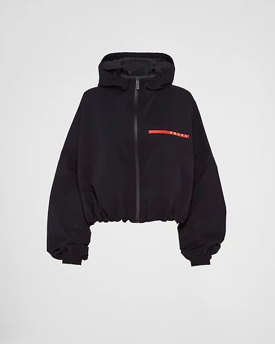 Light Bi-Stretch hooded jacket