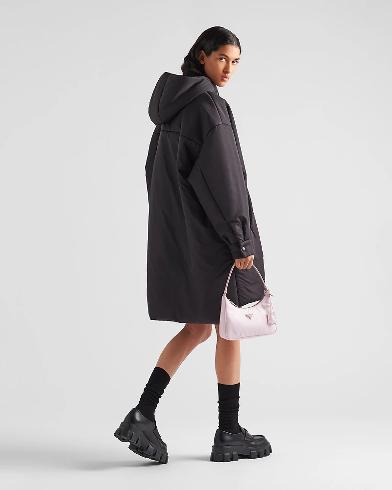 Oversized light Re-Nylon raincoat