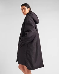Oversized light Re-Nylon raincoat