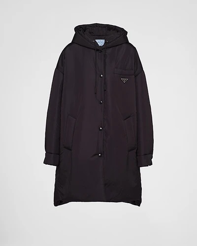 Oversized light Re-Nylon raincoat