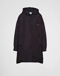 Oversized light Re-Nylon raincoat