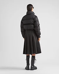 Re-Nylon cropped down jacket
