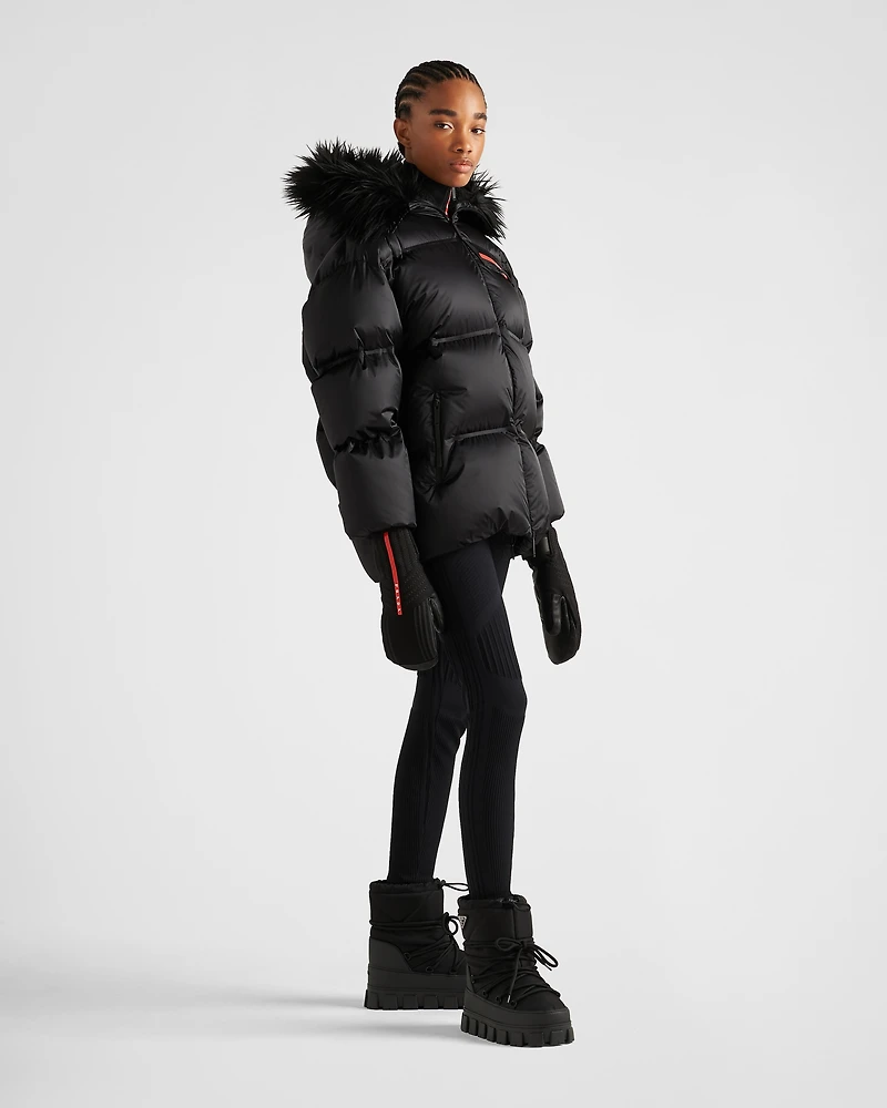 Technical Re-Nylon down jacket