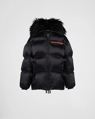 Technical Re-Nylon down jacket