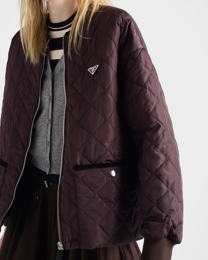 Quilted light Re-Nylon jacket