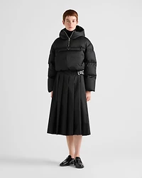 Re-Nylon cropped down jacket