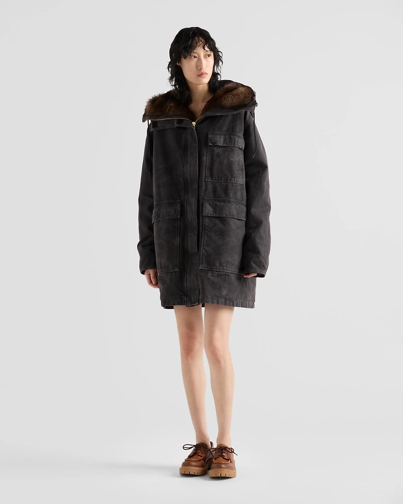 Canvas coat