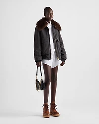 Canvas blouson jacket
