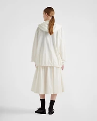 Technical pongé blouson jacket