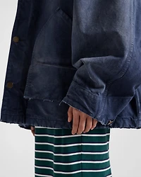 Canvas trucker jacket