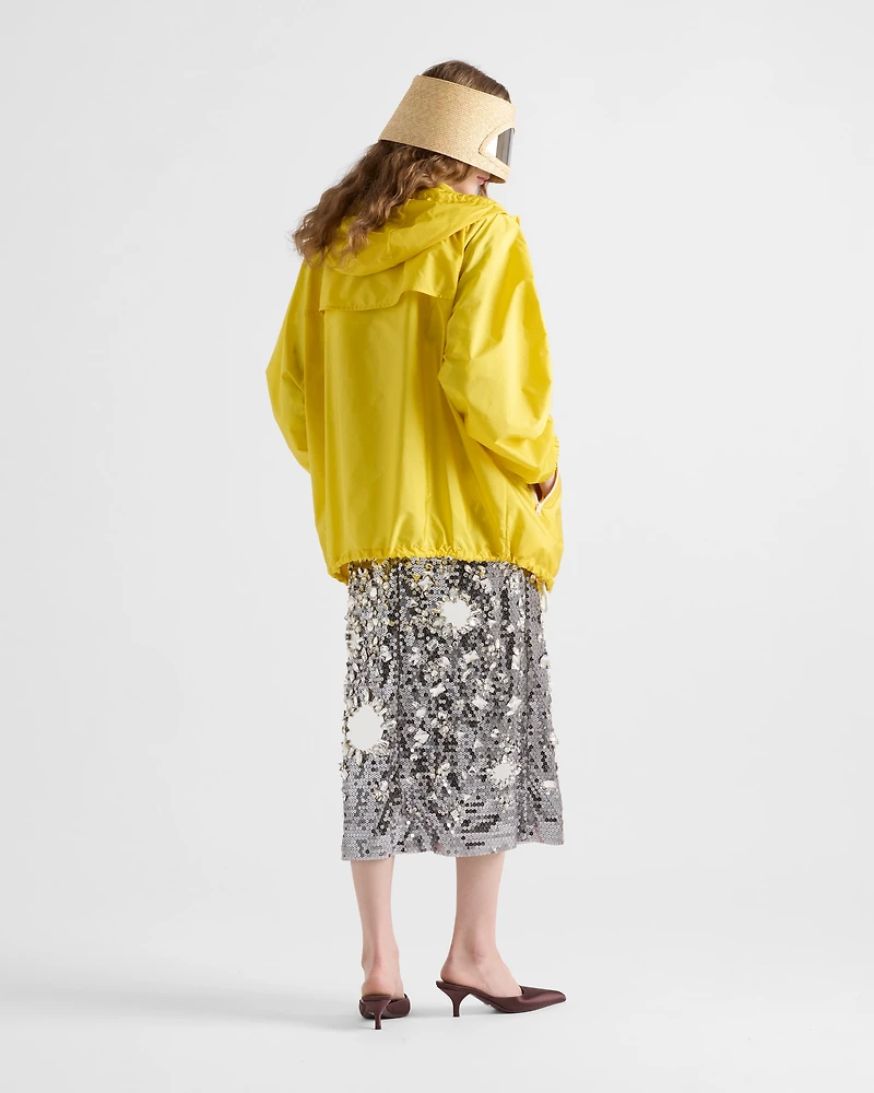 Lightweight Re-Nylon rain jacket