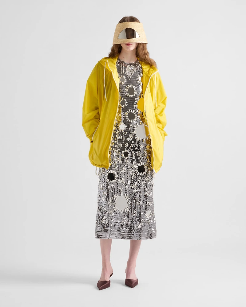 Lightweight Re-Nylon rain jacket