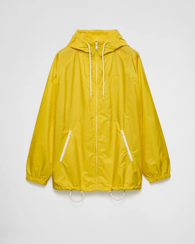 Lightweight Re-Nylon rain jacket