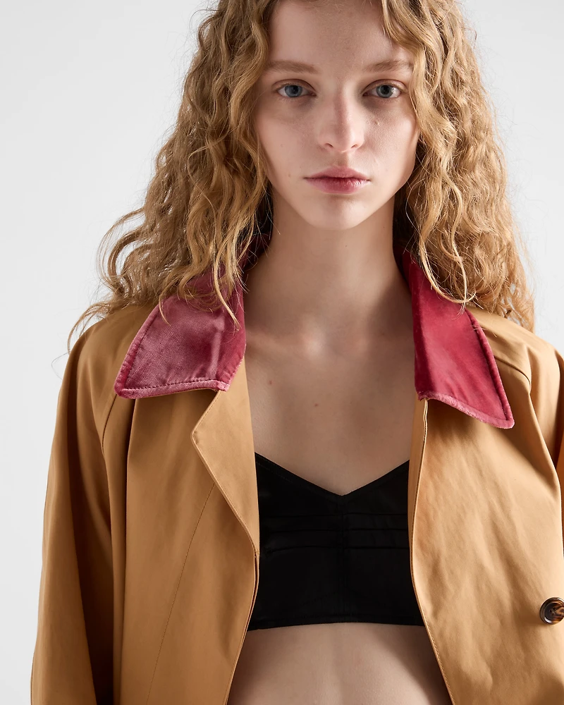 Cotton raincoat