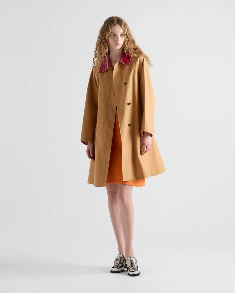 Cotton raincoat