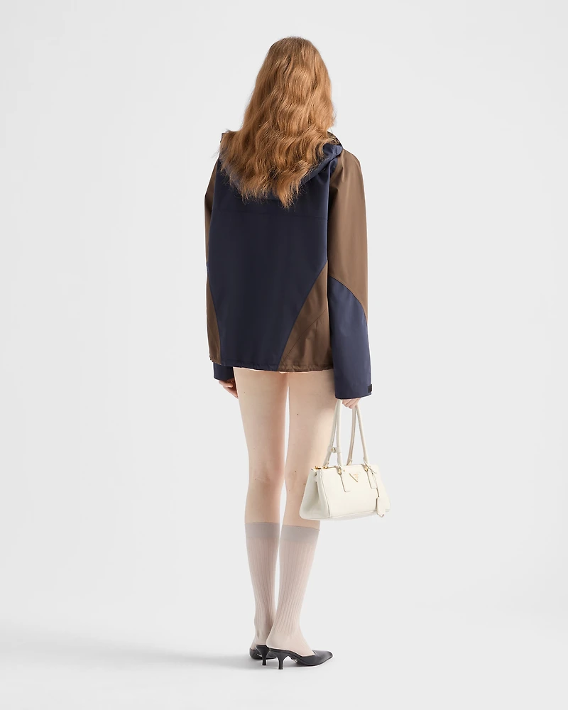 Technical fabric blouson jacket