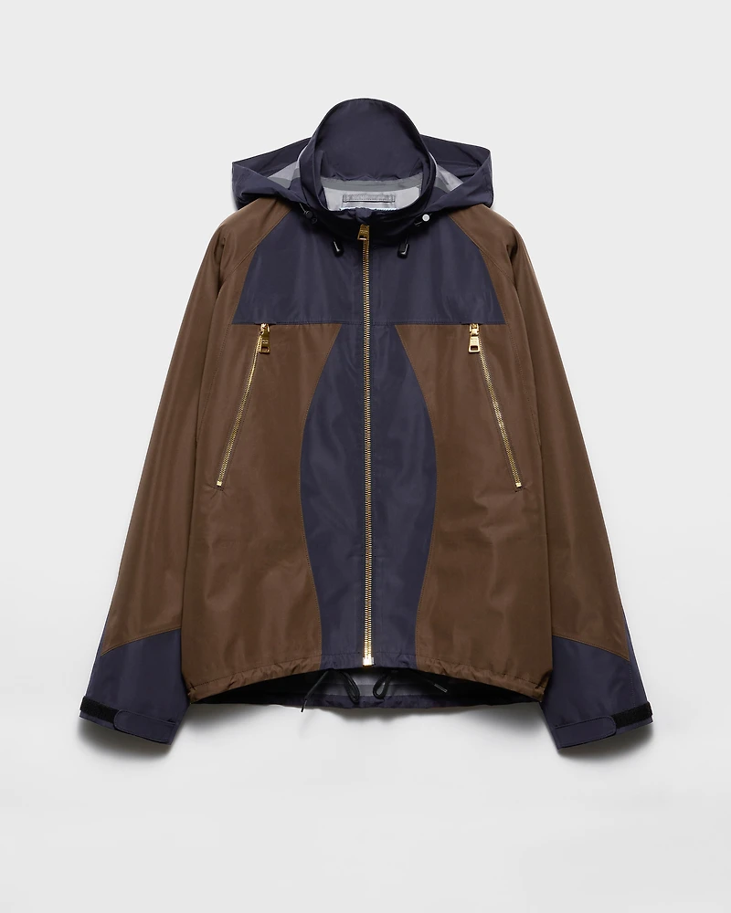 Technical fabric blouson jacket