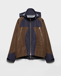 Technical fabric blouson jacket