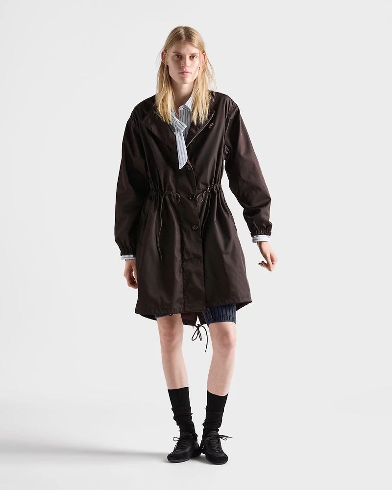 Re-Nylon raincoat