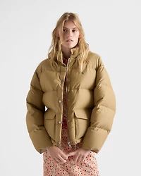 Medium-weight technical fabric down jacket