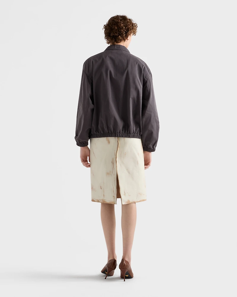 Old gabardine blouson jacket
