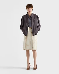 Old gabardine blouson jacket