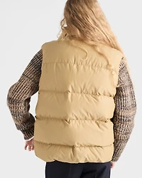Medium-weight technical fabric down vest