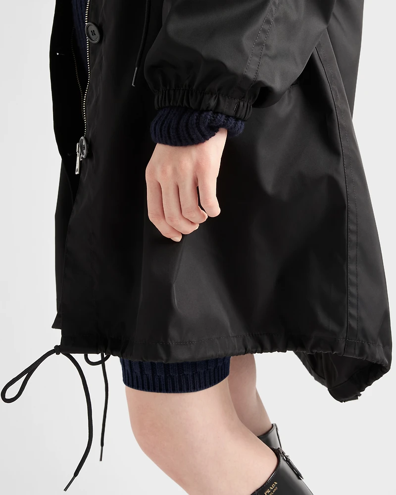 Re-Nylon raincoat