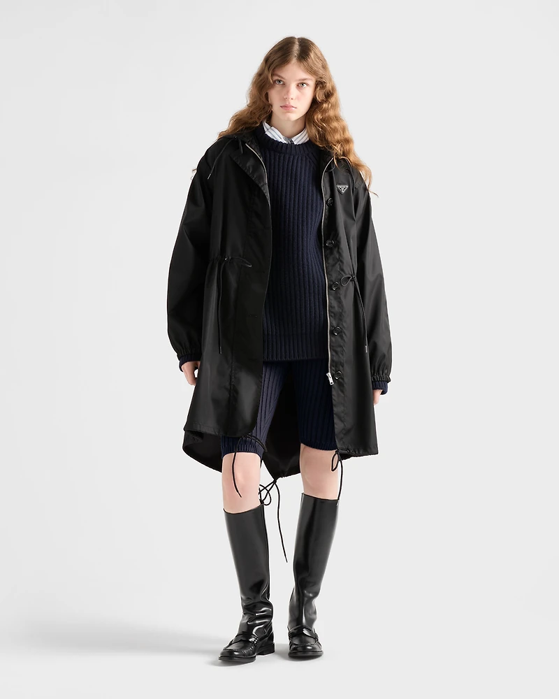Re-Nylon raincoat