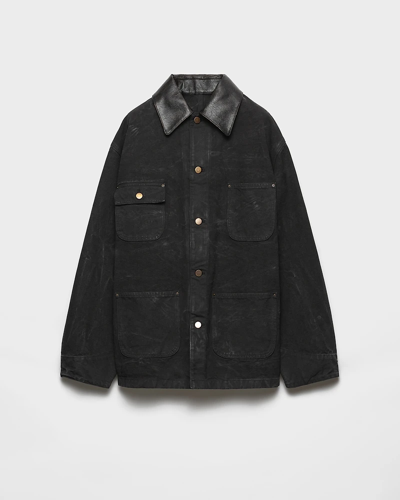 Canvas work jacket