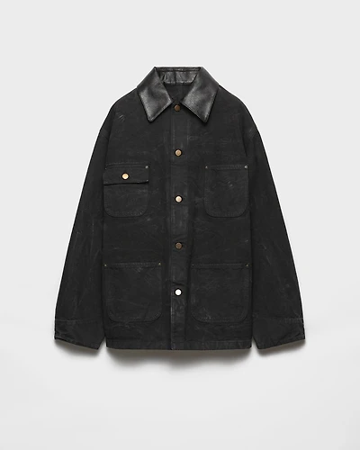 Canvas work jacket