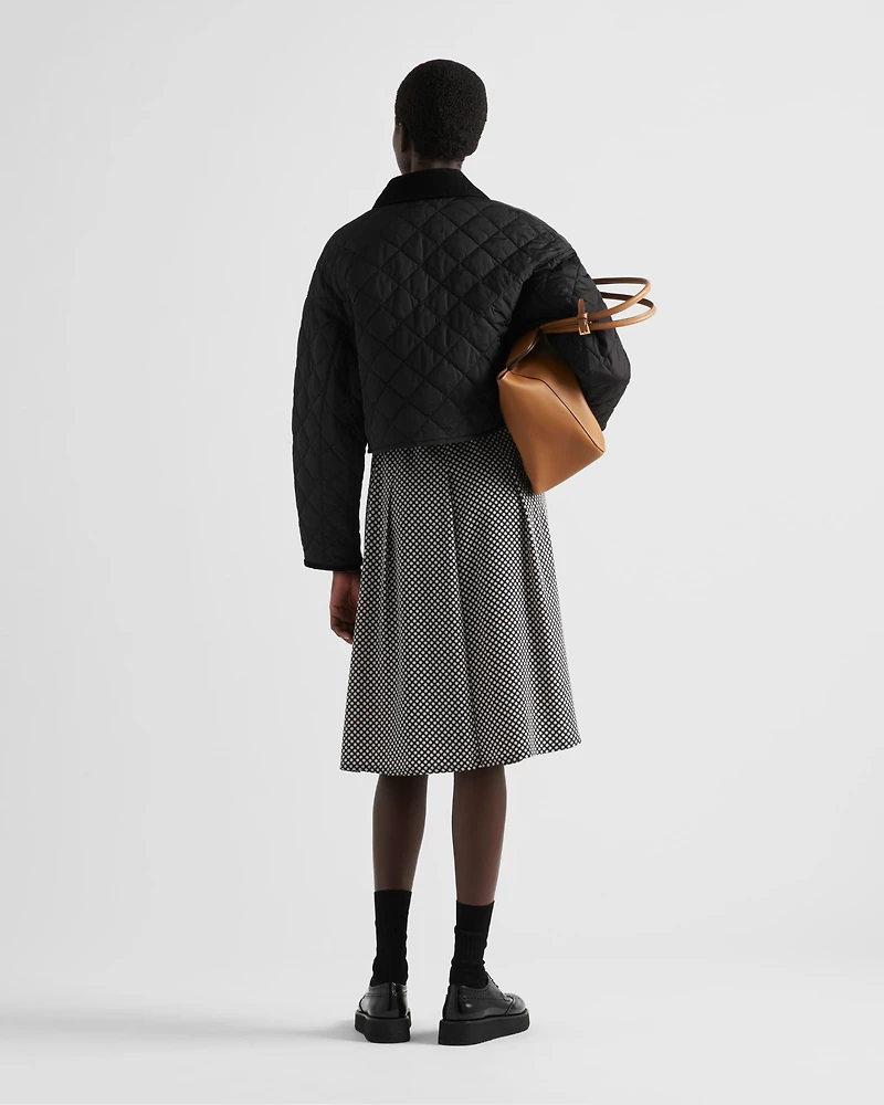 Light Re-Nylon cropped jacket
