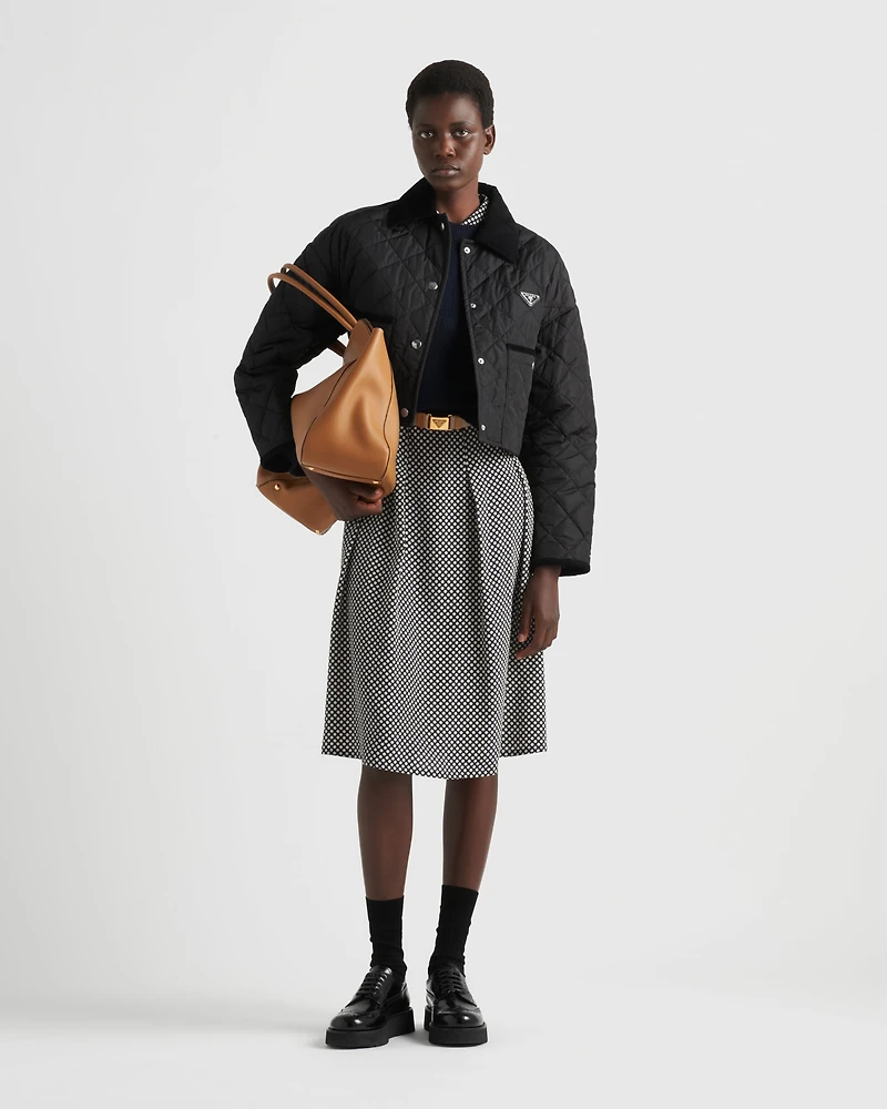 Light Re-Nylon cropped jacket
