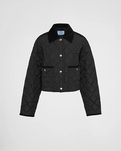 Light Re-Nylon cropped jacket