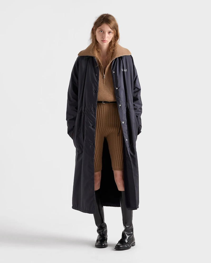 Lightweight Re-Nylon raincoat