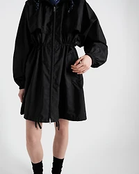 Lightweight Re-Nylon raincoat