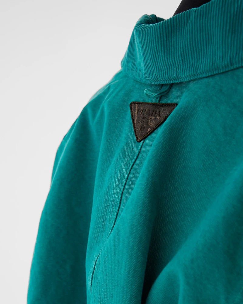 Canvas trucker jacket