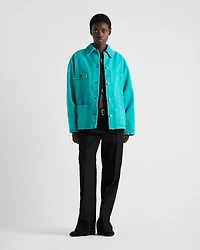 Canvas trucker jacket