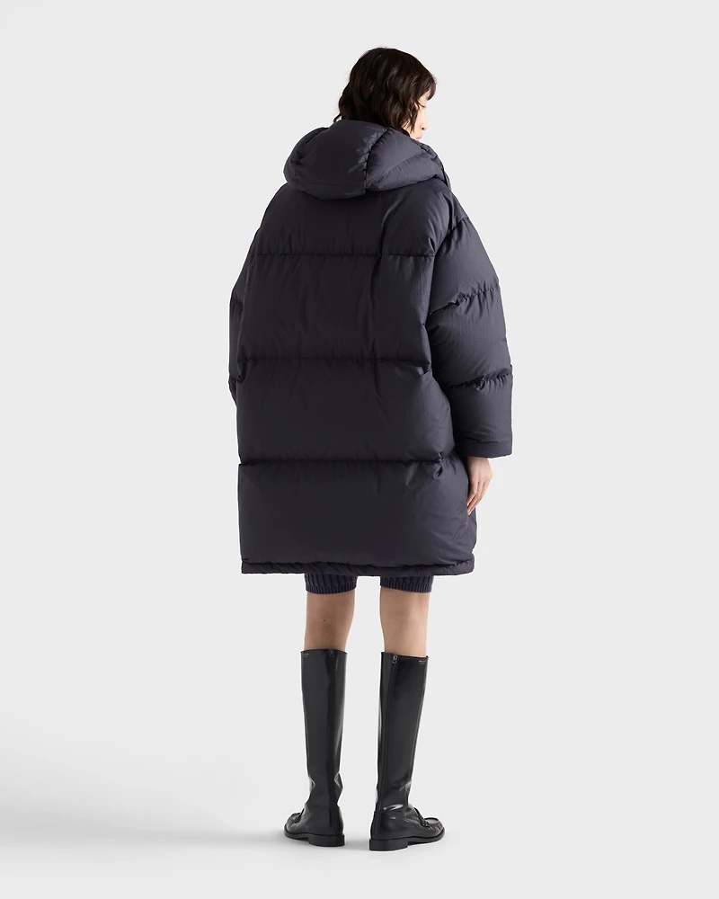 Soft canvas down parka