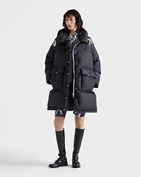 Soft canvas down parka